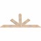 Ekena Millwork Saratoga Smooth Timber Gable Bracket, Douglas Fir, 72"W x 36"H x 1 1/2"D x 5 1/2"F, 12/12 Pitch GBW072X36X0206SAR00SDF - alternate 2